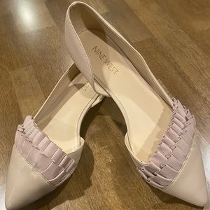 Nine West Size 7 Dorsay Flats